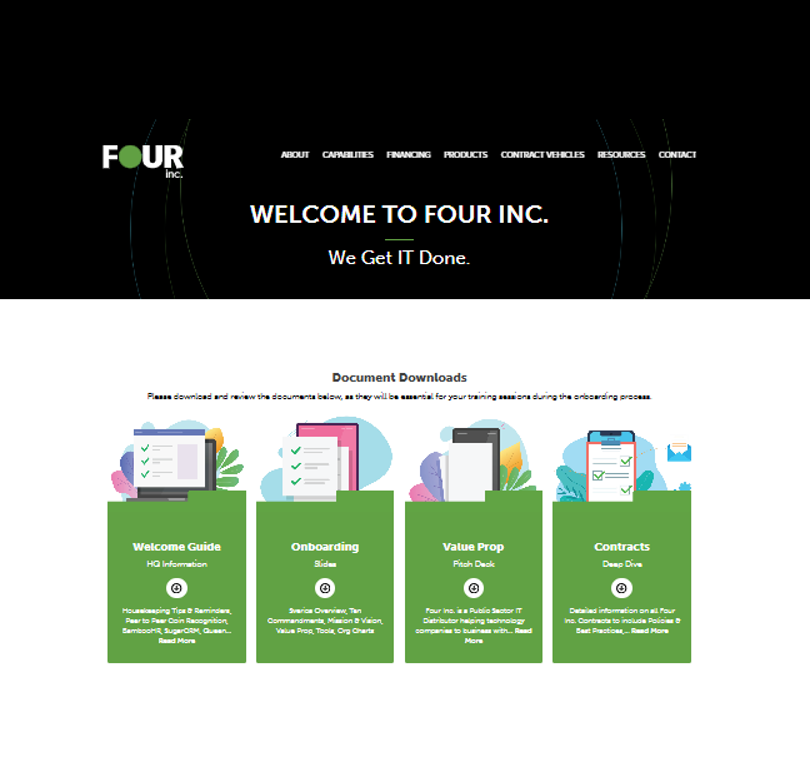 Welcome to Four Inc.
